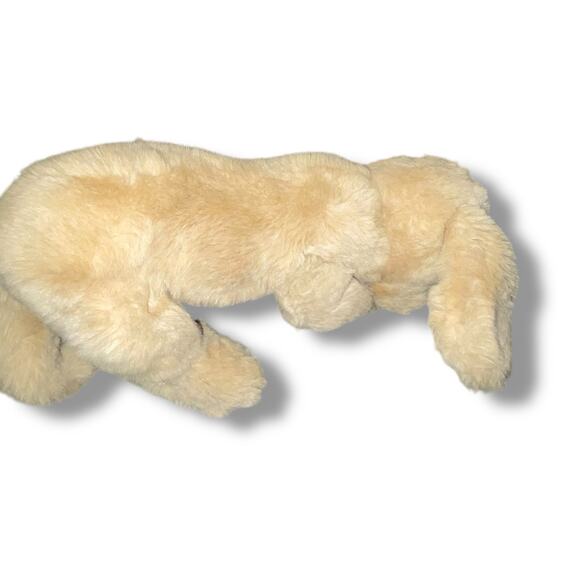 Vintage Gund Plush Dog Muttsy Suede Paws 1985 Golden Labrador Retriever Gift 20" - Picture 4 of 13